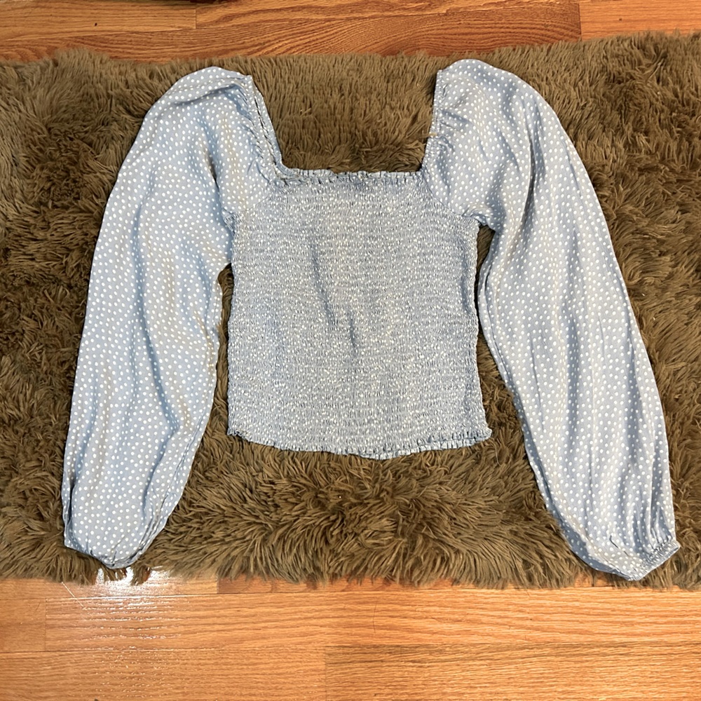 American eagle puff sleeve top